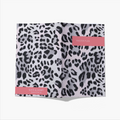 White Leopard print A5 Notebook 80 pages