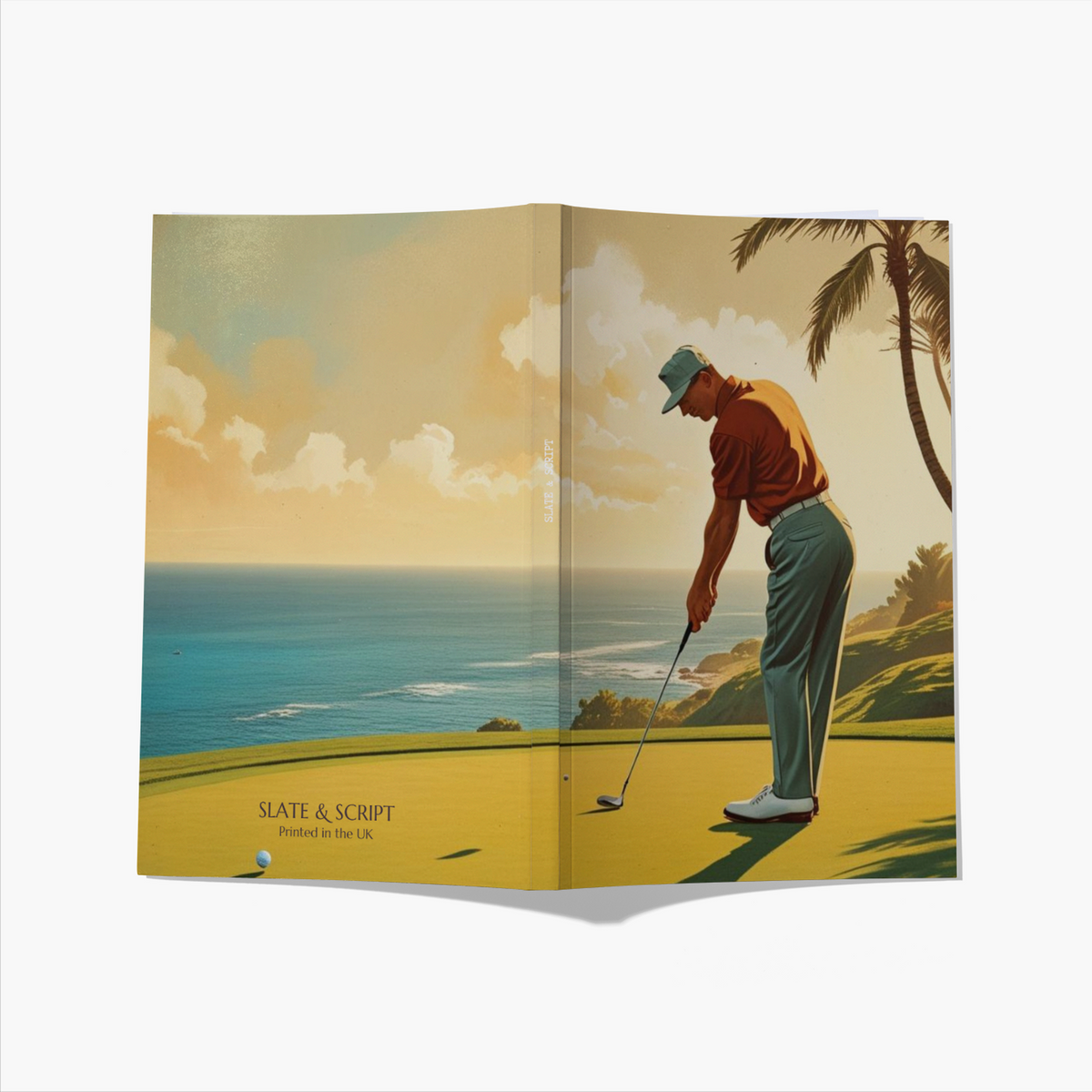 'Golfer' A5 Notebook 80 pages