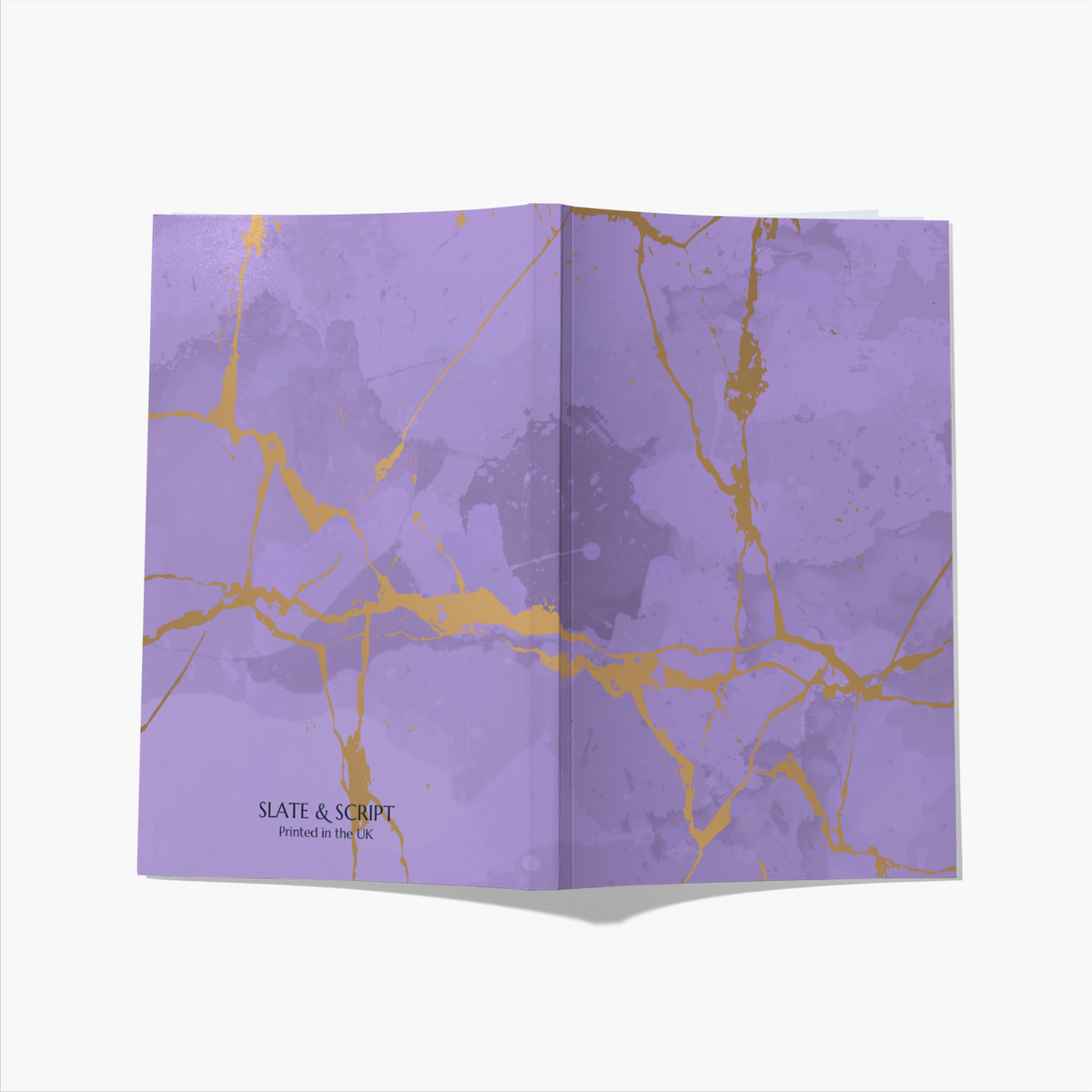 'Lilac Marble' A5 Notebook 80 pages