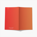 Orange Ombre A5 Notebook 80 pages