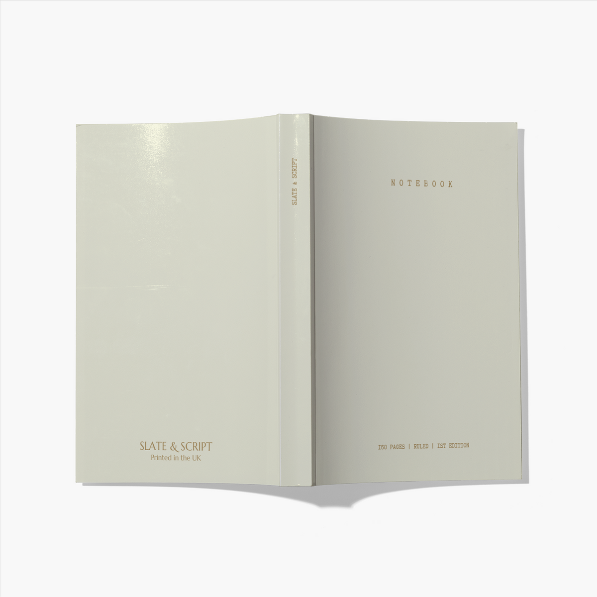 Premium 'Cream' A5 Soft feel Notebook 160 pages
